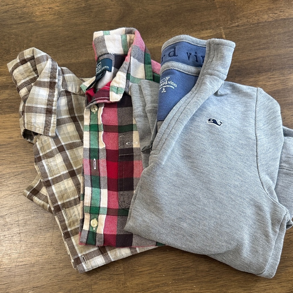Urban Pipeline Multicolor Plaid and Gray Kids Shirts